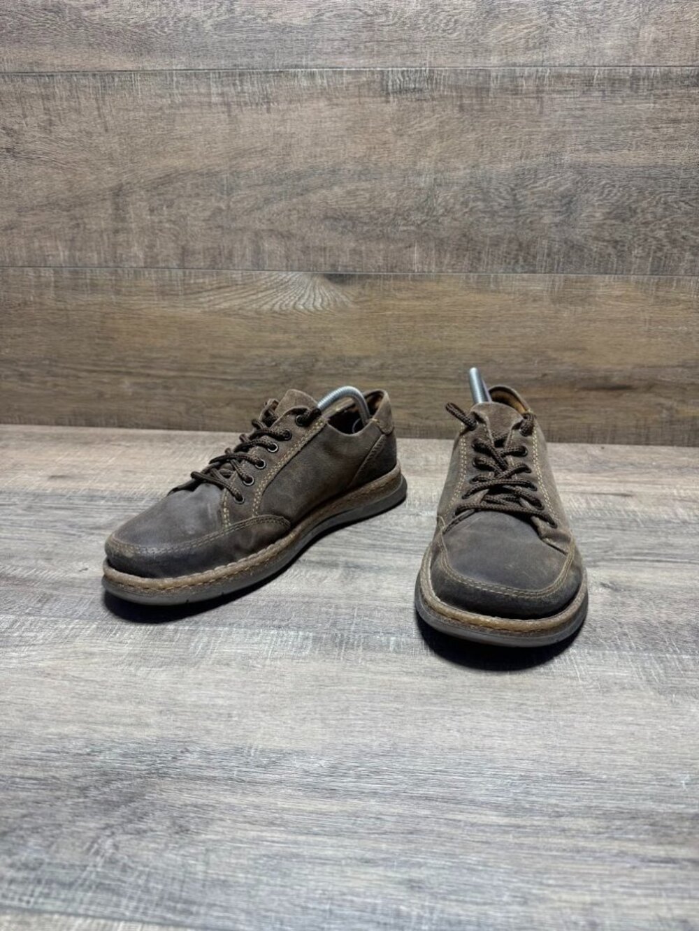 Born Bronson Brown Leather Lace Up Shoes Men's Size 9.5